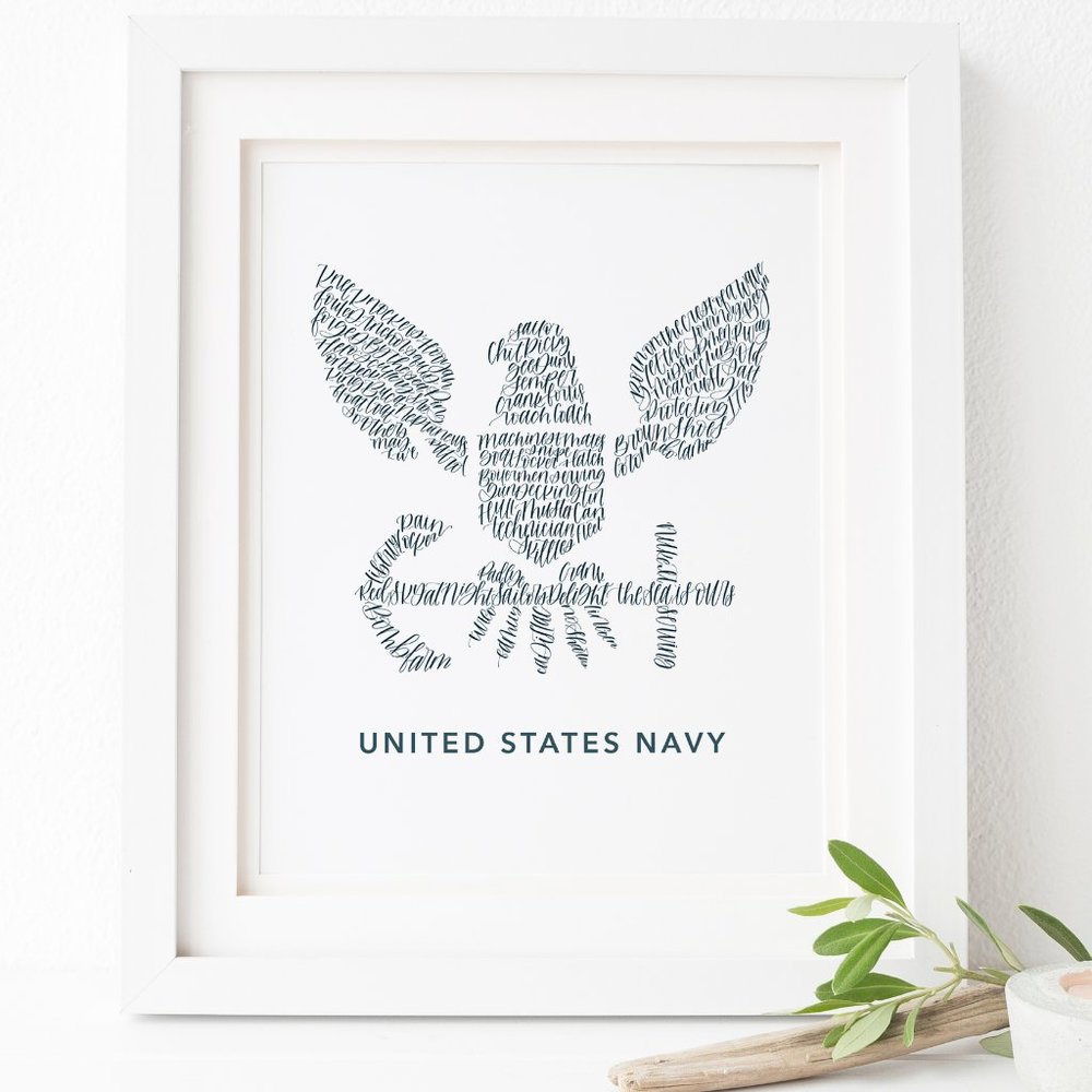 US Navy Word Art